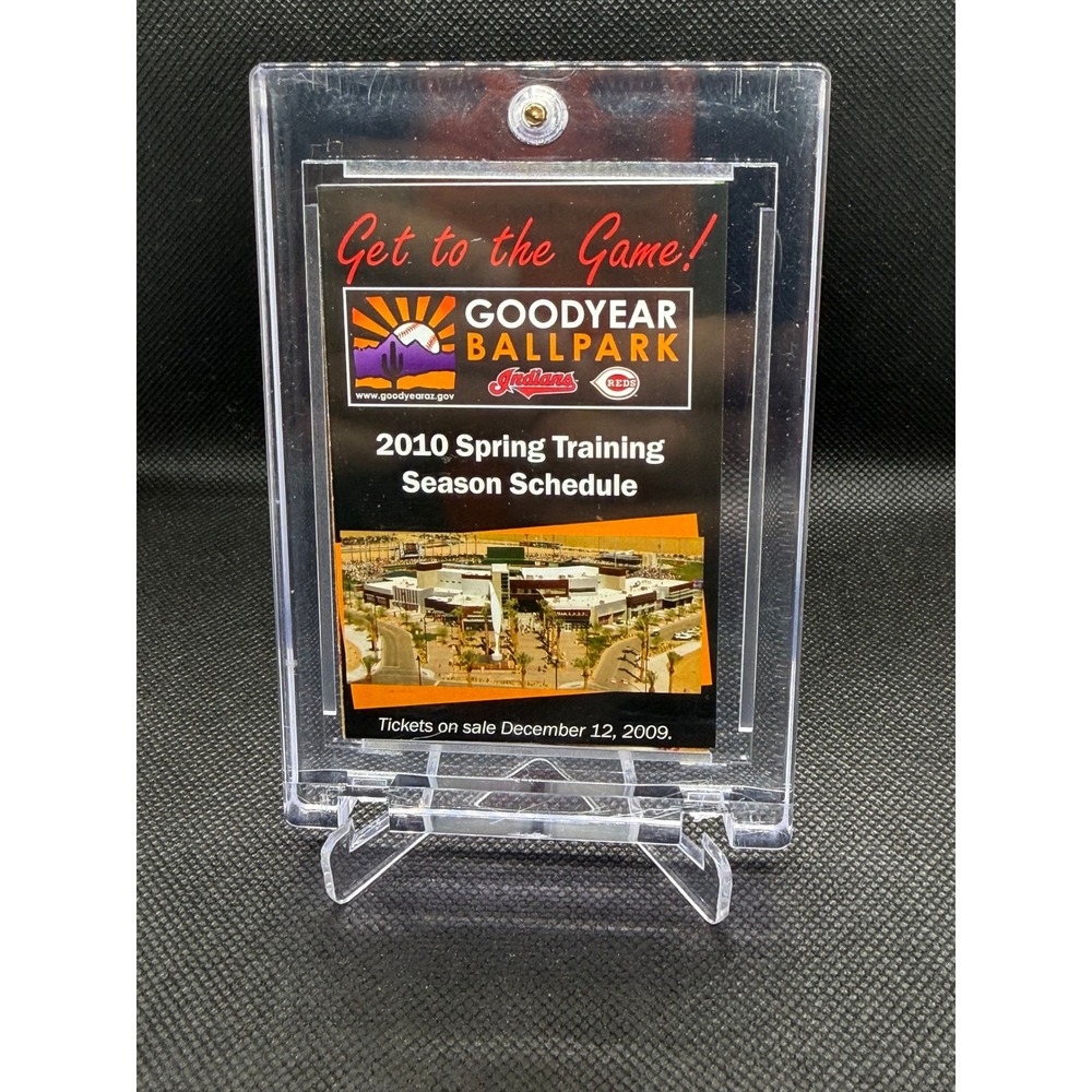 Cincinnati Reds 2010 Season Schedule Mr Redlegs KOI Auto Parts Goodyear Ballpark - Picture 2 of 3
